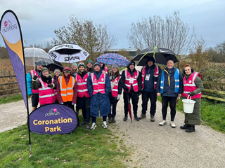 Coronation park volunteering